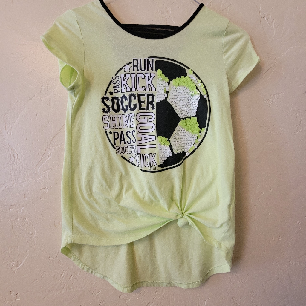Girls Justice Soccer Top
